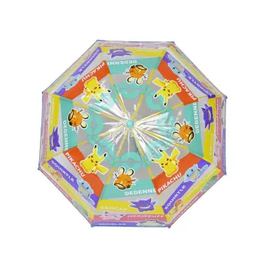 Pokemon - Pikachu & Friends - Manual Transparent Umbrella 48 Cm