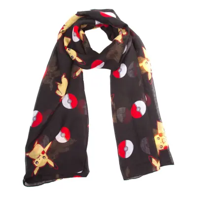 Pokemon Pikachu och Pokeball Scarf - One size