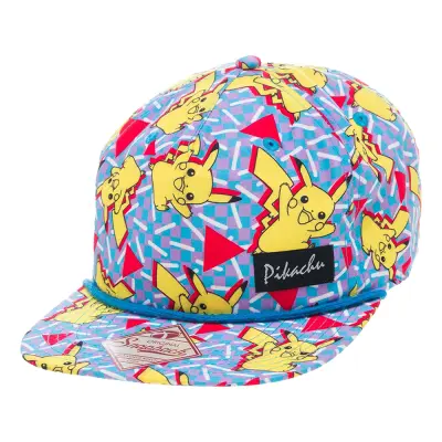 Pokemon Pikachu Snapback Keps Flerfärgad - One size