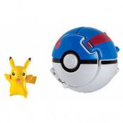 Pokemon - Pikachu Throw 'n' Pop Poké Ball