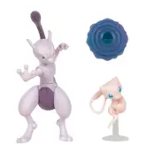 Pokemon - Pkw - 2 Figure Pack - 4.5 Mewtwo, 2" Mew (Wmt)"