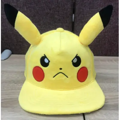 Pokemon - Plush Novelty Cap - Angry Pikachu