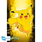Pokemon Poster 91.5x61 Pikachu Neon