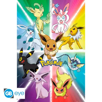 Pokemon Poster Maxi 91.5x61 Eevee Evolution