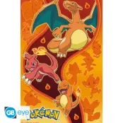 Pokemon Poster Maxi 91.5x61 Fire Type