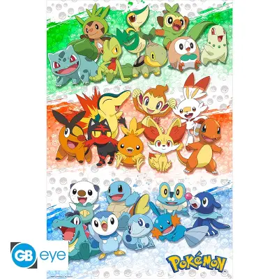 Pokemon Poster Maxi 91.5x61 First Partners