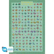 Pokemon - Poster Maxi 91.5x61 FSC MIX - Pixel Art