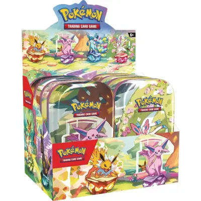 Pokemon Prismatic Evolutions Mini Tin 8-pack