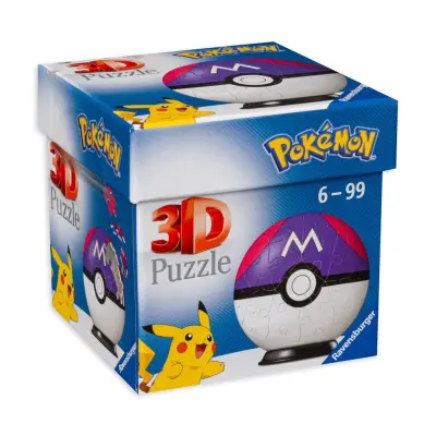 Pokemon Pusselboll 3D 55 bitar Master Ball (Lila)