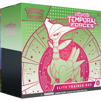 Pokemon Scarlet&Violet Temporal Forces Elite Trainer Box Iron Thorns (Grön)