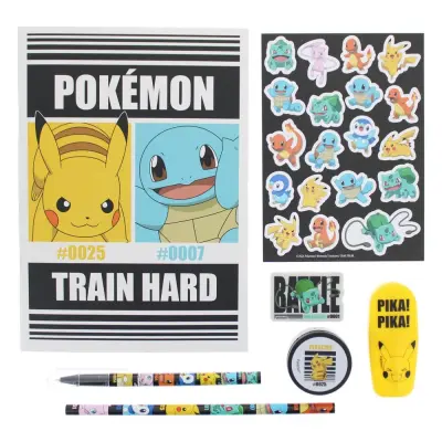 Pokemon Stationery Set 7-piece