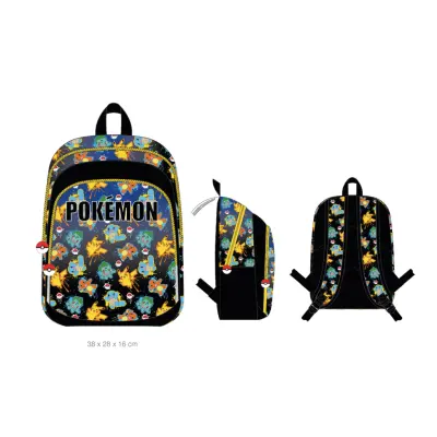 Pokemon - Teams - 2 Compartments Backpack '38X28X16Cm'