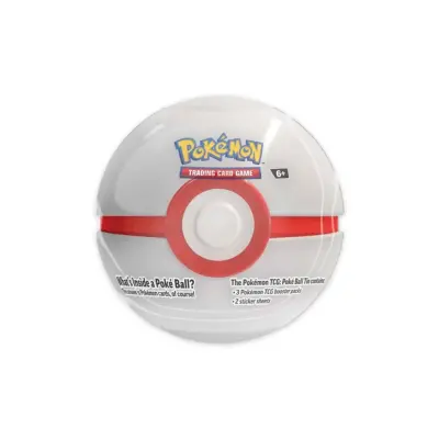 Pokemon Tin Pokeball B25 Premier Ball (Vit) - Pokemon TCG -  Leksaksaffären