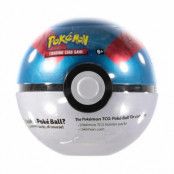 Pokemon Tin PokeBall Q1 2021 Blå/röd Great Ball