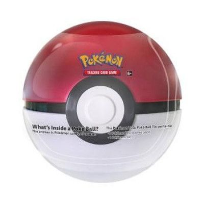 Pokemon Tin PokeBall Q1 2021 Röd/vit Pokeball