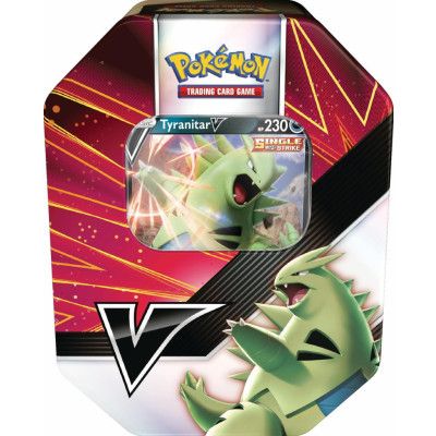 Pokemon Tin V Strikers (Välj mellan 2 olika varianter) : Model - Tyranitar