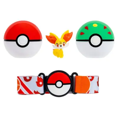 Pokemon Toy Clip 'n' Go Belt Set Fennekin