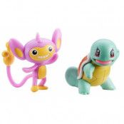 Pokémon - Aipom & Squirtle Battle Figure Pack