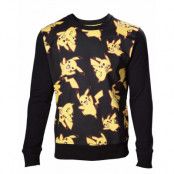 Pokémon All Over Sweatshirt Pikachu, MEDIUM