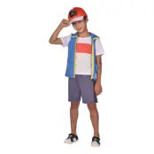 Pokémon Ash Barn Maskeraddräkt - Small