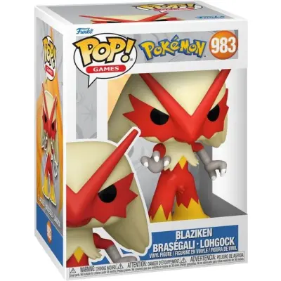 Pokémon - Blaziken Braségali - Lohgock vinylfigur 983 - Funko Pop! - Funko Shop Europe