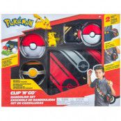Pokémon - Clip 'N' Go Bandolier Set - Poké Ball, Luxury Ball & Pikachu Set