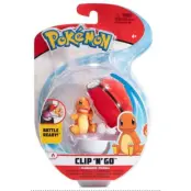 Pokémon Clip n Go Charmander&Pokeball