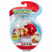 Pokémon - Clip 'N' Go Repeat Ball - Growlithe