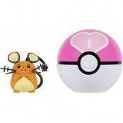 Pokémon Clip'n'Go - Dedenne & Poké Ball