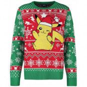 Pokémon - gaming Christmas jumper - Pikachu - Pika, Pika! - S XXL - för Herr - flerfärgad