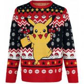 Pokémon - gaming Christmas jumper - Pikachu - XS 5XL - för Herr - flerfärgad