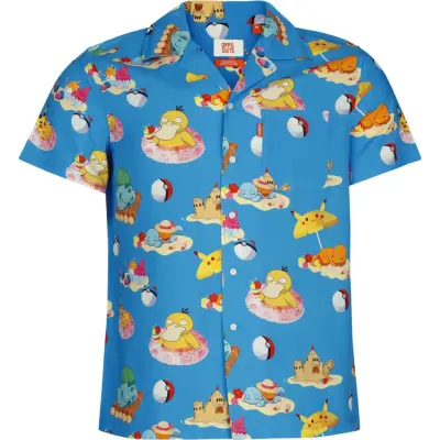 Pokémon - gaming Kortärmad tröja - Summer - S XXL - för Herr - flerfärgad