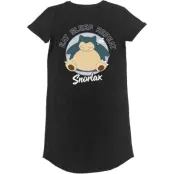 Pokémon - gaming Kort klänning - Relaxo - Eat sleep Repeat - S - för Dam - svart