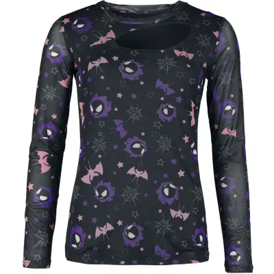 Pokémon - gaming Långärmad tröja - Nebulak - S - för Dam - flerfärgad