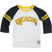 Pokémon - gaming Longsleeve - Barn - Pikachu 025 - 134/140 158/164 - för barn - svart/vit
