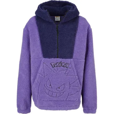 Pokémon - gaming Luvjacka - Gengar - Sherpa - S XXL - för Herr - syrénlila