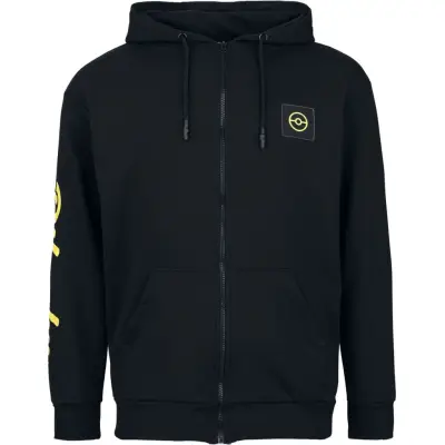 Pokémon - gaming Luvjacka - Pikachu Outline - S XXL - för Herr - svart