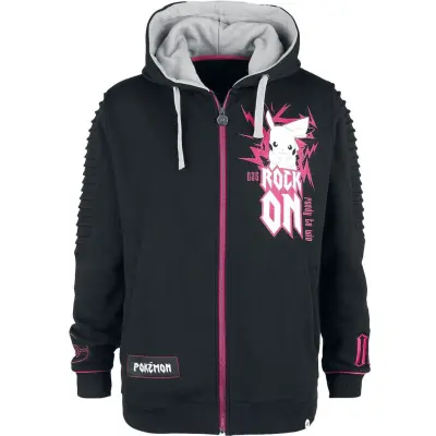 Pokémon - gaming Luvjacka - Pikachu - Rocks - S M - för Herr - svart