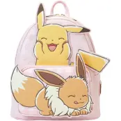 Pokémon - gaming Miniryggsäckar - Loungefly - Pikachu & Eevee - för Dam - flerfärgad