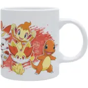 Pokémon - gaming Mugg - Fire Starters - för  flerfärgad