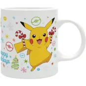Pokémon - gaming Mugg - Pikachu Happy Holidays - för flerfärgad