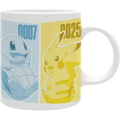 Pokémon - gaming Mugg - Pikachu & Kanto Starters - för  flerfärgad