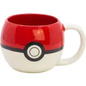 Pokémon - gaming Mugg - Pokéball 3D - för None - flerfärgad