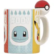 Pokémon - gaming Mugg - Pokeball - 3D-mugg - för None - flerfärgad