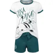 Pokémon - gaming Pyjamas - Pikachu - Pika, Pika! - S M - för Dam - blå/vit