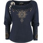 Pokémon - gaming Stickad jumper - Celestial - S L - för Dam - mörkblå