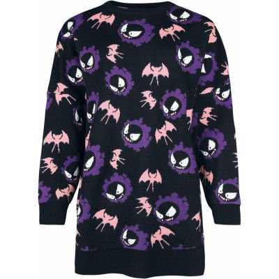 Pokémon - gaming Stickad jumper - Nebulak - M L - för Dam - flerfärgad