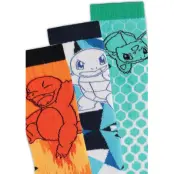 Pokémon - gaming Strumpor - Charmander Bulbasaur Squirtle Elements Strumpor - EU 39-42 - för  flerfärgad