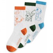 Pokémon - gaming Strumpor - Charmander Bulbasaur Squirtle Strumpor - EU 39-42 EU 43-46 - för  flerfärgad