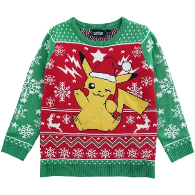 Pokémon - gaming Sweatshirt - Barn - Pikachu - Pika! Pika! - 110/116 158/164 - för barn - flerfärgad